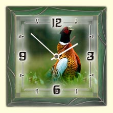 Wanduhren mit Jagdmotiv