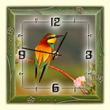 Wanddekoration, Vogel